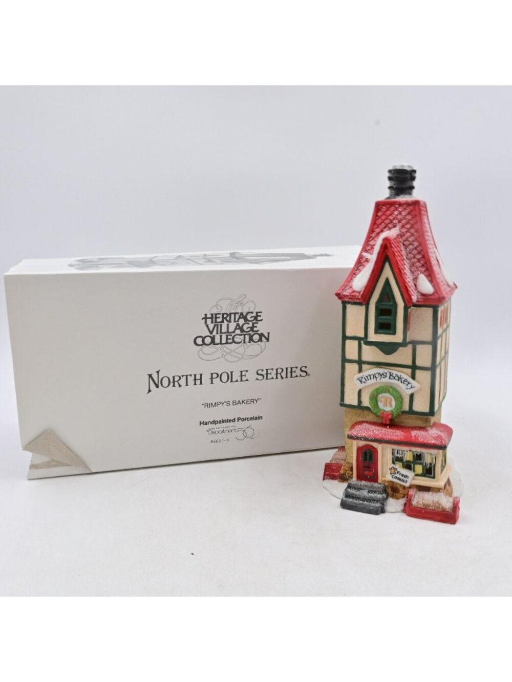 Department 56 Rimpy's Bakery North Pole Village Series 5621-9 Retired Vintage Bo